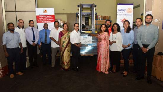 US donor consortium partners with Rotary Club of Colombo Regency to donate crucial medical supplies