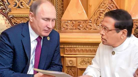 President holds talks with Putin in Tajikistan