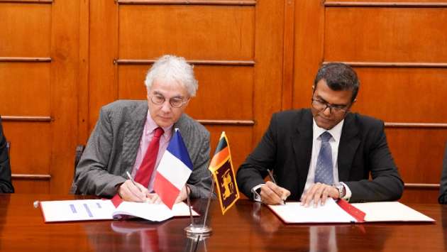Sri Lanka, France sign debt implementation letters