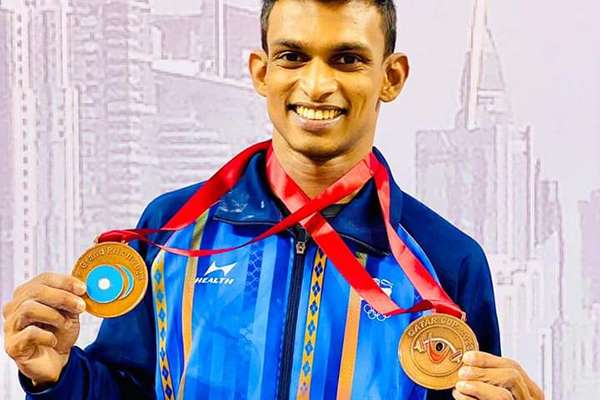 Kumara shines at IWF GP in Qatar