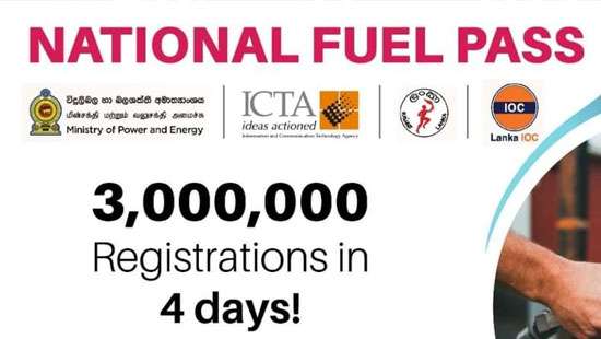 Three million successfully registered for ’National Fuel Pass’