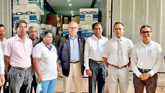 Donation of medicines by France reaches Sri Lanka