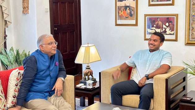 Namal meets Indian High Commissioner