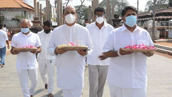 Ruwan visits Anuradhapura