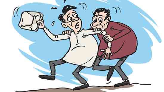 Independent LG member’s hand bitten by NPP politician over flood-relief distribution