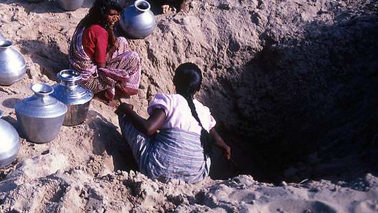 Careful when collecting water from puddles in drought areas