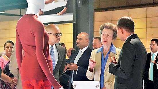 HRH Princess Anne visits MAS Holdings as first stop on official visit to SL
