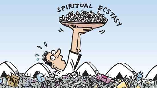 Spiritual ecstasy in Kandy and a death in Rome