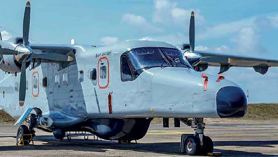 India officially grants Dornier 228 maritime patrol aircraft to SL