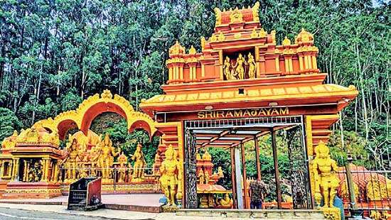 Sacred Monument from Seetha Amman Temple N’Eliya to Ram Mandir, India