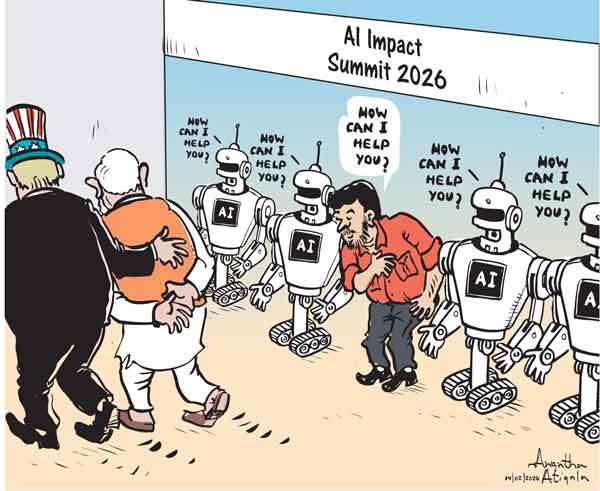 Cartoon of the Day 19-02-2026: Polite Machines, Uneasy Humans