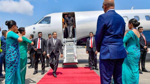 President returns