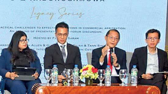 Sri Lanka can be arbitration partner, not rival to Singapore, says FJ&G de Saram litigation head - Breaking News