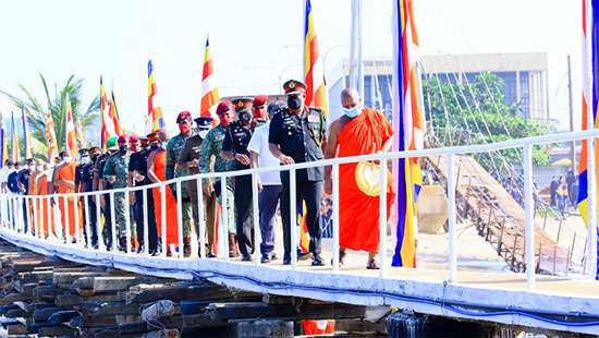 Army reconstructs Pigeon Island bridge in 5 days