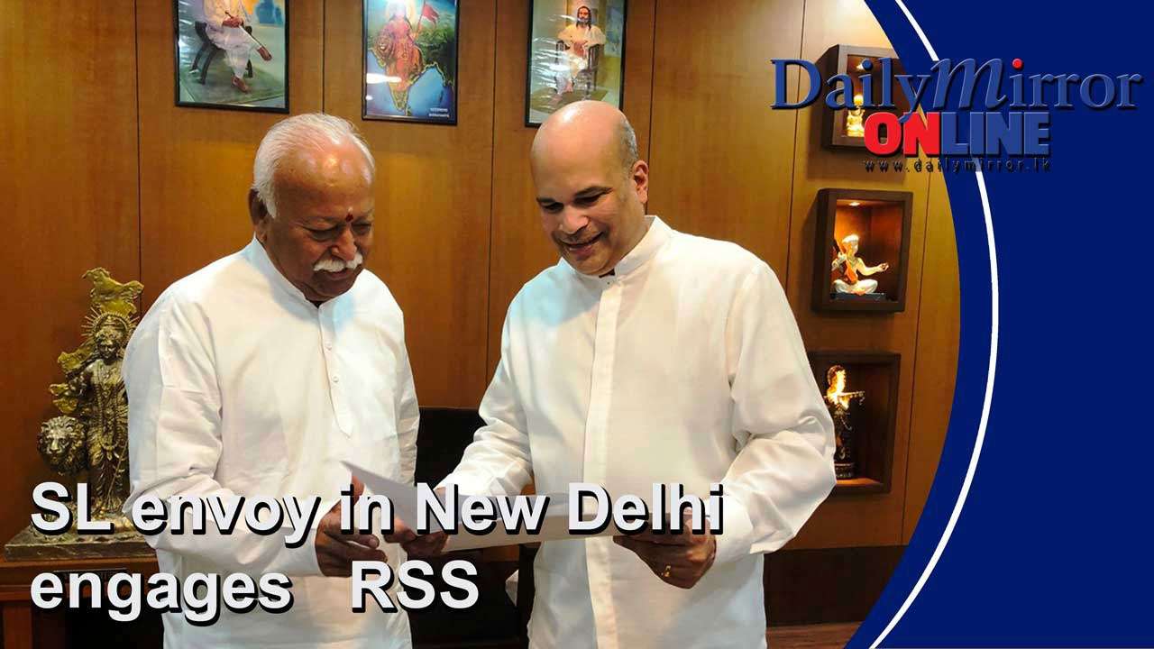 SL envoy in New Delhi engages   RSS