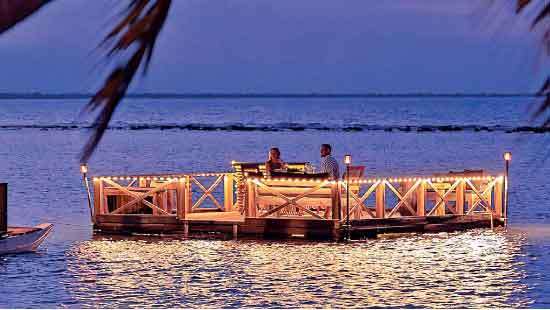 Sun Siyam Pasikudah launches floating ocean dining platform