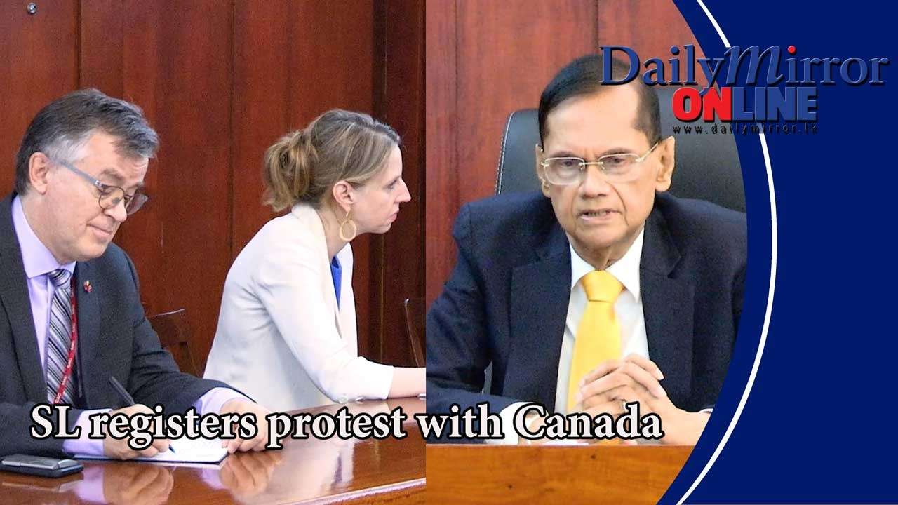 SL registers protest with Canada