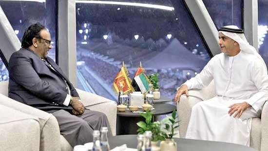 Minister Sarath Weerasekera visits UAE: Sri Lanka to sign Security Cooperation Agreement with the UAE