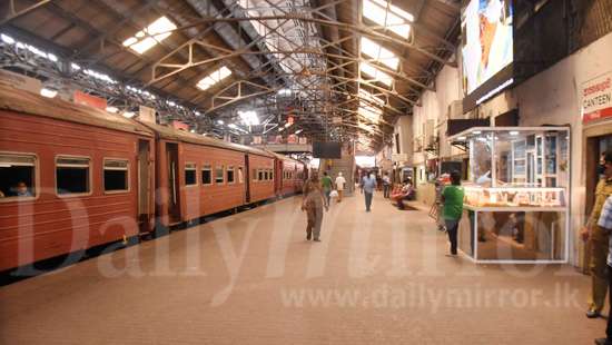 Fort Railway Station deserted..