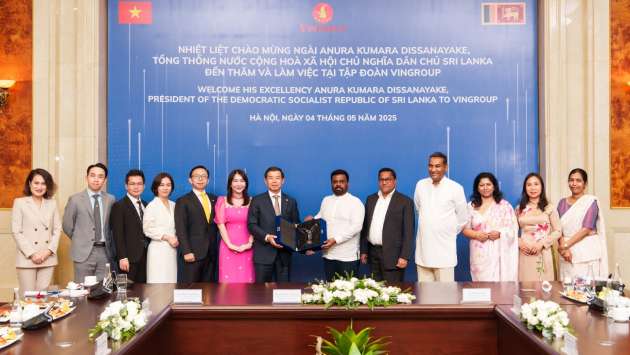 President invites Vietnam’s Vingroup to invest in Sri Lanka