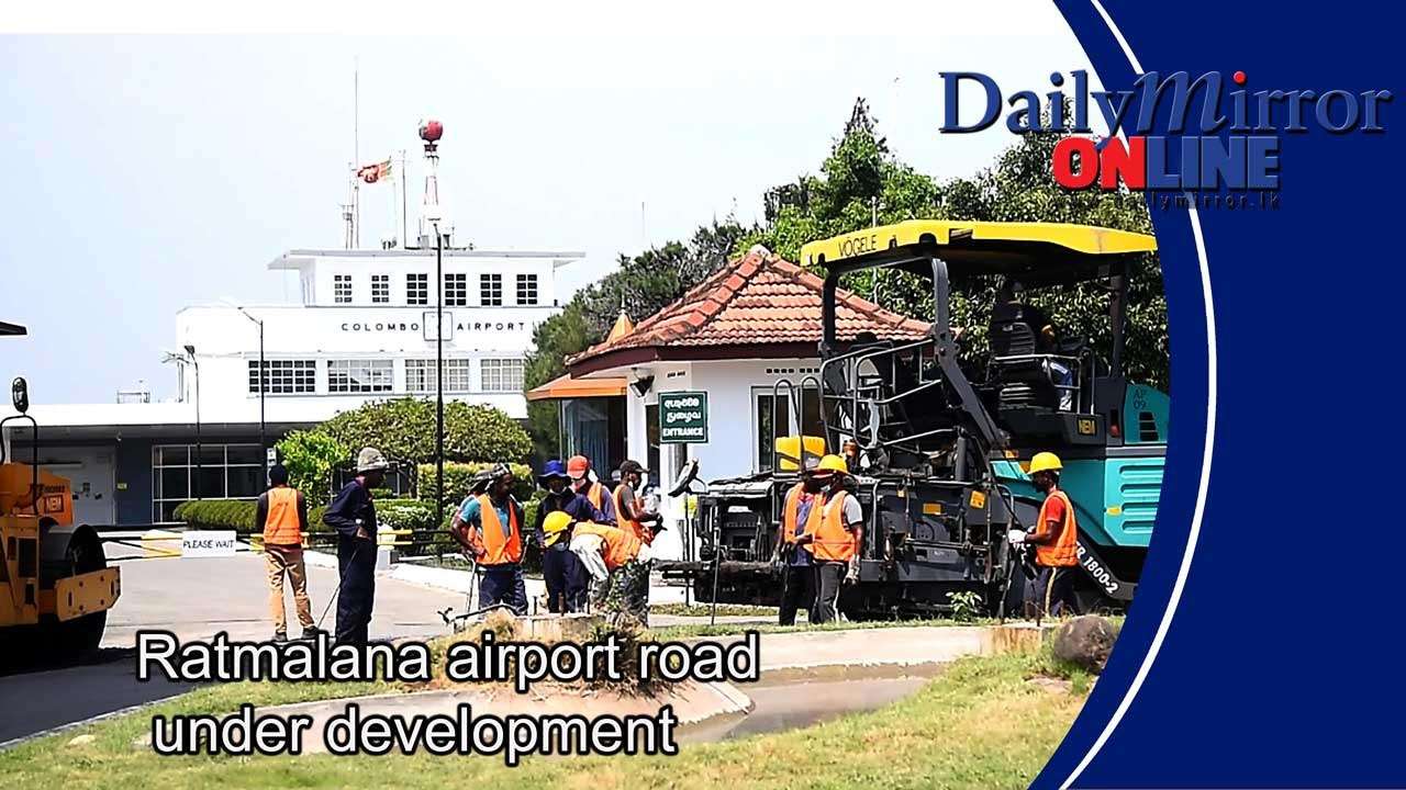 Ratmalana airport road under development