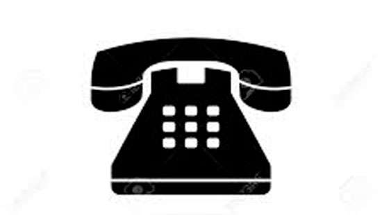 SJB under telephone symbol