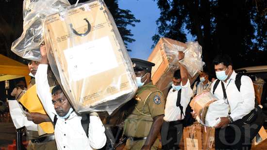 Ballot boxes to counting centers