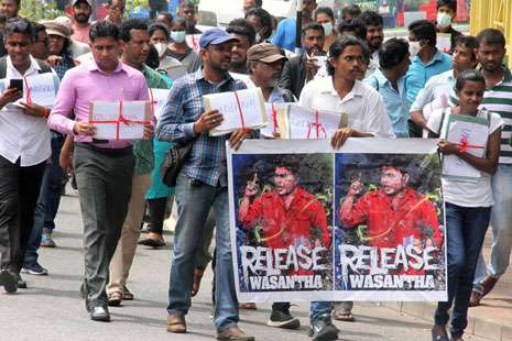 Petition demanding Wasantha Mudalige’s release