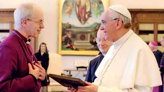 Archbishop of Canterbury Welby on a spiritual journey