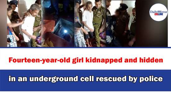 Fourteen-year-old girl kidnapped and hidden in an underground cell rescued by police