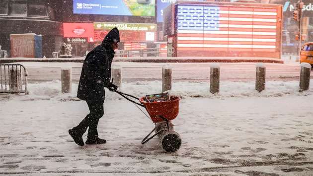 Powerful winter storm shuts schools, disrupts travel across US Northeast
