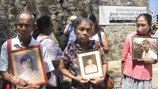 Families of the Disappeared hand over missive