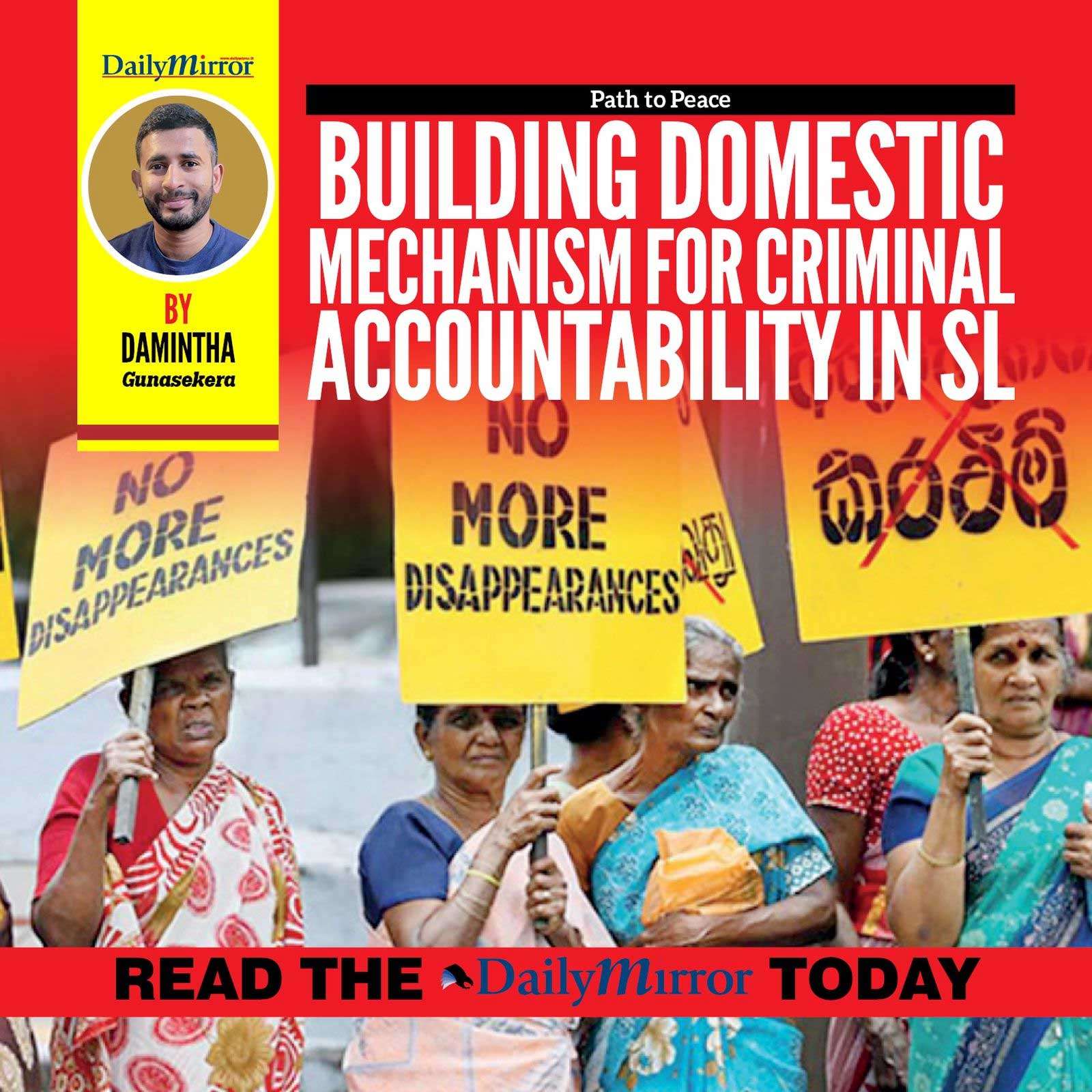 Path to Peace: Building Domestic Mechanism for Criminal Accountability in SL