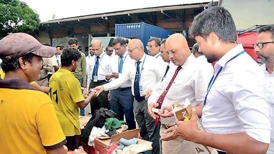 Customs seize Rs.144Mn worth cigarette stocks sent from Cambodia, Dubai