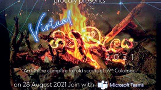 Mahanama Old Scouts organise an online campfire ’’Virtual ගිනිමැලය 2021’’