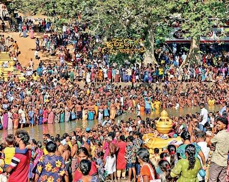 Kataragama Esala Festival concludes with water-cutting ceremony