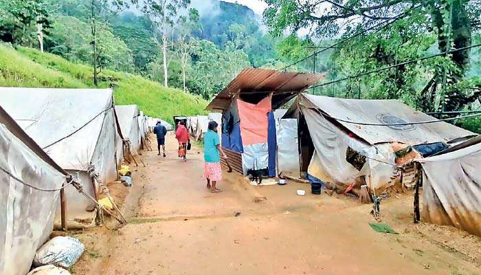 People living in tents face severe hardship, move back to homes in endangered areas