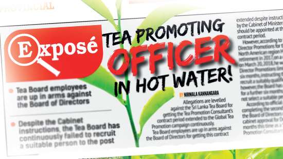 A response to DM exposé on Tea Promotion Officer