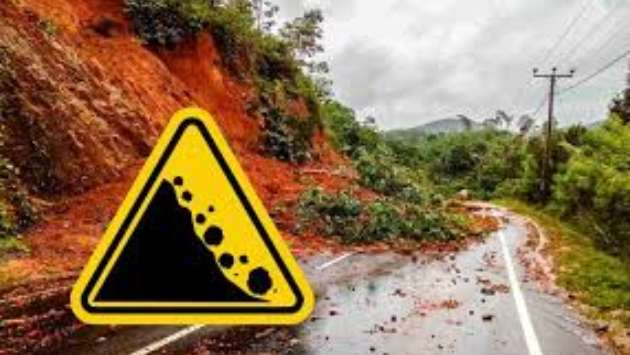 Landslide warnings issued for four districts amid ongoing rainfall