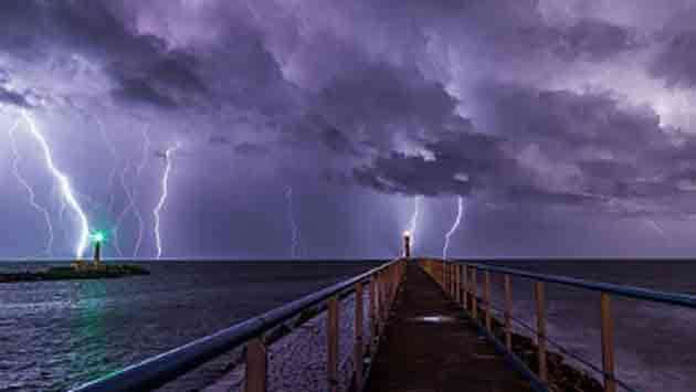 Severe lightning warning issued for 18 districts