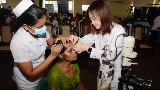 100 cataract lenses donated...