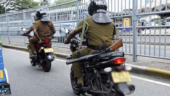 Riding to disperse protesters ?