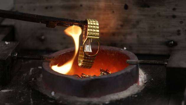 Gold fever sends some vintage luxury watches to the melting furnace