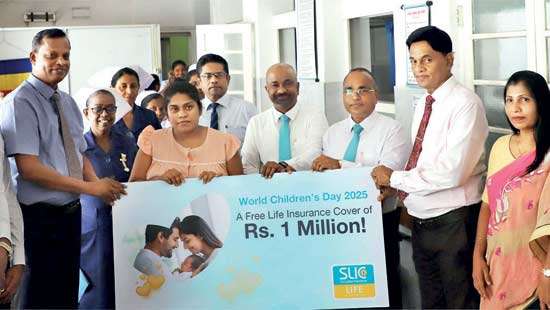 SLIC offers Rs.1mn free life cover on World Children’s Day