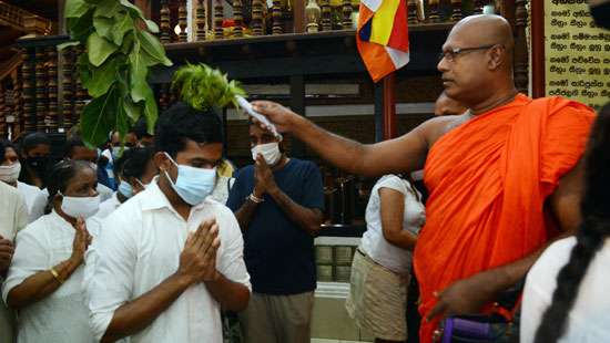 Anointing of oil ceremony