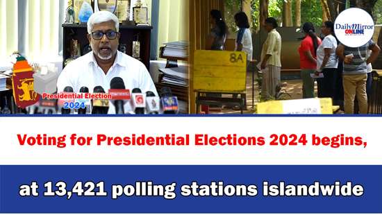 Voting for Presidential Elections 2024 begins, at 13,421 polling stations islandwide