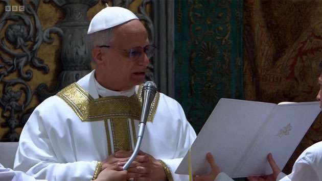 Pope Leo XIV calls Church ’a beacon to illuminate dark nights’ in first Mass