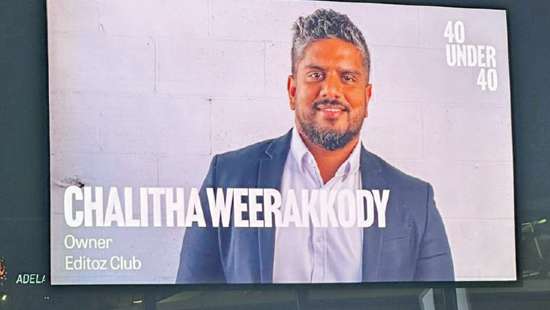 Chali Weerakkody among South Australia’s top young entrepreneurs
