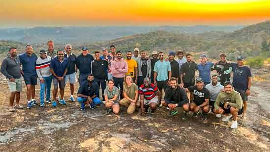 SL cricket team on safari adventure