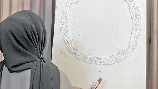 Textured Art & Calligraphy by Saajidah Ghani